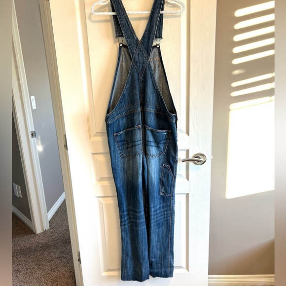 🌷American Eagle Distressed Overalls - Picture 3 of 11